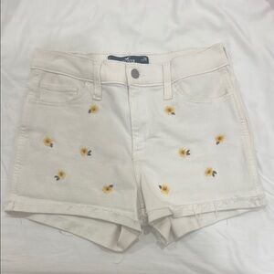 Women’s Jean Shorts Sunflowers Hollister